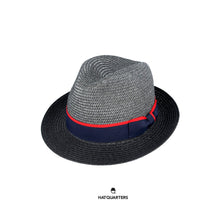 Cargar imagen en el visor de la galería, Maz Summer Hat Fedora Crushable Contrast Brim.