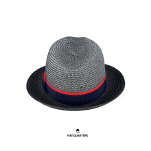 Cargar imagen en el visor de la galería, Maz Summer Hat Fedora Crushable Contrast Brim.