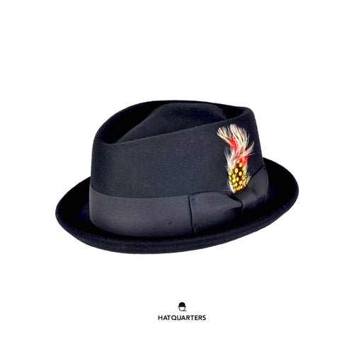 Crushable Pork Pie Black