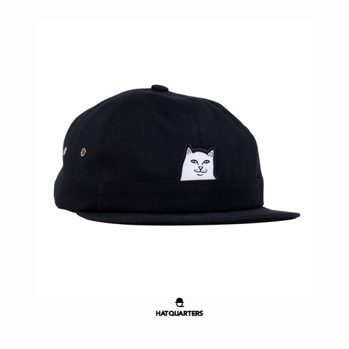 RipnDip Lord Nermal Black 6 Panel Cap