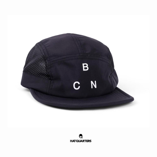 Laser BCN Montjuic Black 5 Panel Cap