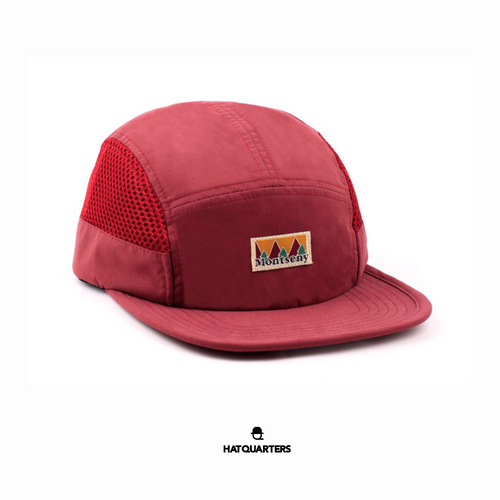 Laser BCN Montseny Camper 5 Panel Cap Burgundy