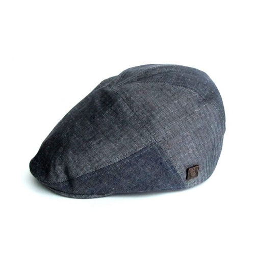 Dasmarca Vigo Summer Flat Cap Navy
